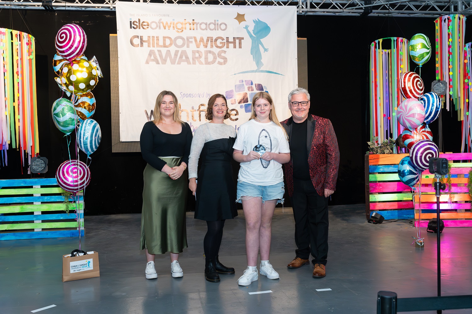 Portrait photo of Sophie Brookes winner of the Child of Wight Best Friend Award